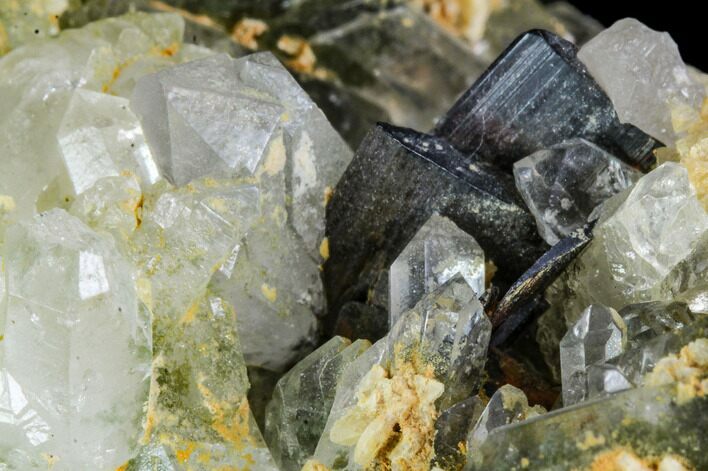 Brookite On Chlorite Quartz Crystals - Baluchistan, Pakistan #111343